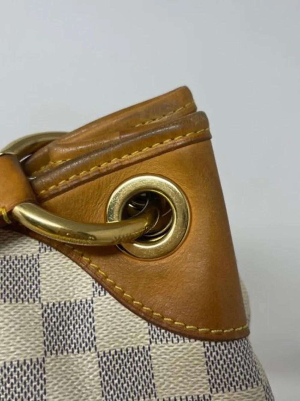LOUIS VUITTON Damier Azur Galliera GM Shoulder Bag
